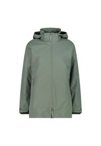 Kurtka damska turystyczna CMP 34K0086D. Kolor: zielony. Materiał: puch. Sport: turystyka piesza #1