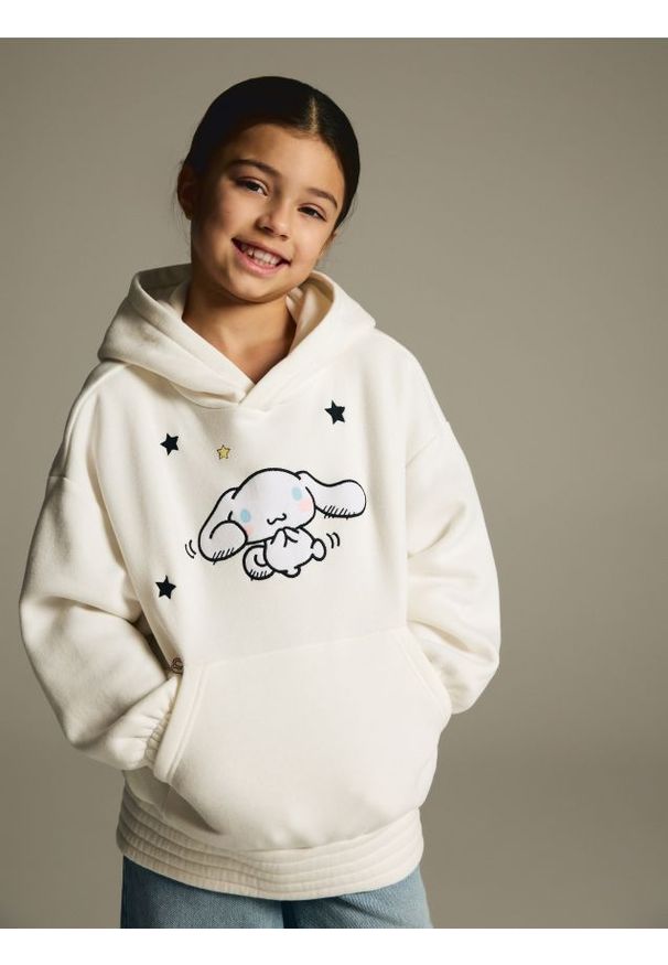 Reserved - Bluza Cinnamoroll - złamana biel. Materiał: bawełna