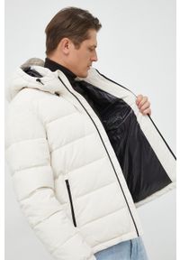 Sisley kurtka męska kolor beżowy zimowa. Okazja: na co dzień. Kolor: beżowy. Sezon: zima. Styl: casual #2