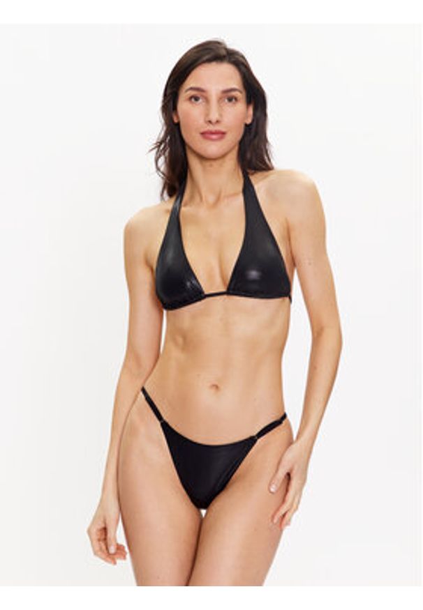 Calvin Klein Swimwear Dół od bikini KW0KW02202 Czarny. Kolor: czarny. Materiał: syntetyk