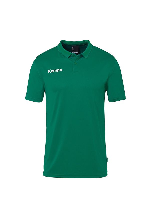 KEMPA - Koszulka polo dla dzieci Kempa Poly. Typ kołnierza: polo. Kolor: czarny, biały, zielony, wielokolorowy. Sport: piłka nożna