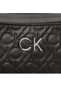 Calvin Klein Torebka Re-Lock Shoulder Bag Emb Mono K60K610204 Czarny. Kolor: czarny. Materiał: skórzane