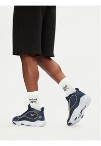 Reebok Buty do koszykówki ANSWER III 100209505 Granatowy. Kolor: niebieski. Materiał: skóra, zamsz. Sport: koszykówka #6