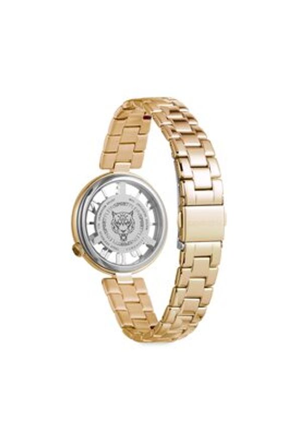 Plein Sport Zegarek Tiger Luxe PSMBA0323 Złoty. Kolor: złoty. Styl: sportowy