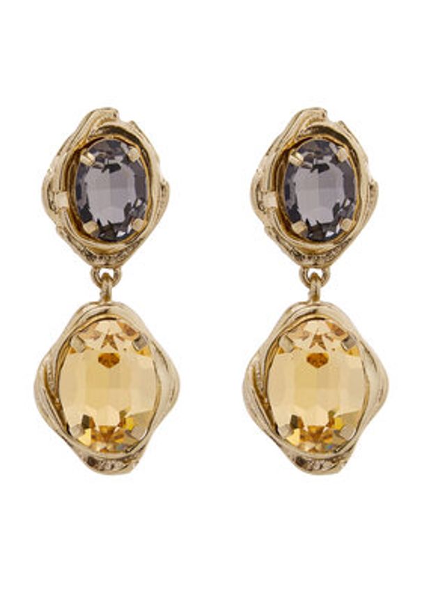 Weekend Max Mara Klipsy Fasto 2525756055650 Złoty. Materiał: metalowe. Kolor: złoty