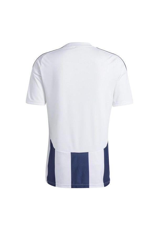 Adidas - Koszulka męska adidas Striped 24 Jersey. Kolor: wielokolorowy, niebieski, biały. Materiał: jersey. Sport: piłka nożna