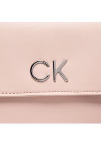 Calvin Klein Torebka Re-Lock Dbl Xbody W/Flap K60K609620 Różowy. Kolor: różowy. Materiał: skórzane #5