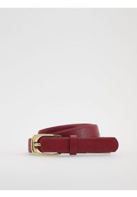 Reserved - Pasek z klamrą - intenstywna czerwień. Kolor: czerwony #1