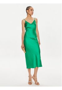 Liu Jo Sukienka wieczorowa CA4384 T3809 Zielony Regular Fit. Kolor: zielony. Materiał: syntetyk. Styl: wizytowy
