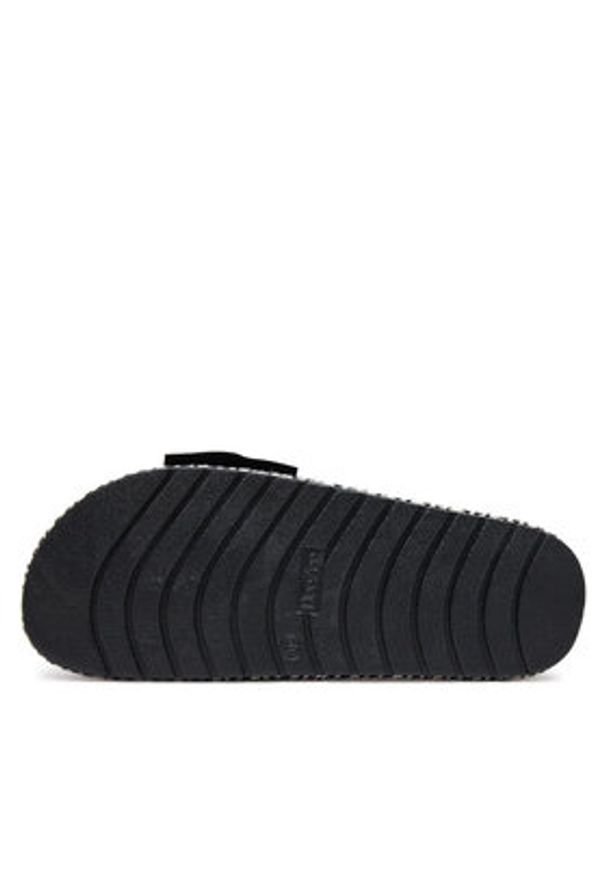 DeeZee Klapki E2050-3 Czarny. Kolor: czarny. Materiał: materiał