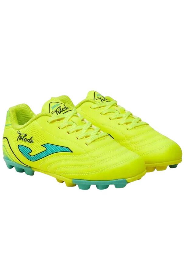 Joma - Buty Piłkarskie Toledo Firm Ground Dla Dzieci I Młodzieży. Kolor: żółty. Sport: piłka nożna