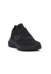 LOTTO - Buty do chodzenia damskie Lotto 1cl Speedride 1000 W. Kolor: czarny. Materiał: materiał, syntetyk. Szerokość cholewki: normalna. Sport: turystyka piesza