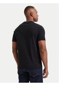 Karl Lagerfeld - KARL LAGERFELD T-Shirt 755073 564250 Czarny Regular Fit. Typ kołnierza: dekolt w karo. Kolor: czarny. Materiał: bawełna #3