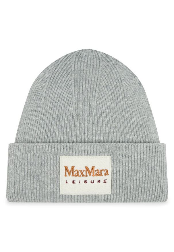 Czapka Max Mara Leisure. Kolor: szary