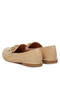 DeeZee Loafersy Y066 Beżowy. Kolor: beżowy. Materiał: skóra #5