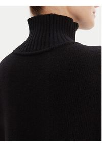 Weekend Max Mara Golf Borgia 2525366112 Czarny Relaxed Fit. Typ kołnierza: golf. Kolor: czarny. Materiał: wełna #3