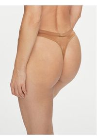 Gossard Stringi Glossies 6276 Brązowy. Kolor: brązowy. Materiał: syntetyk