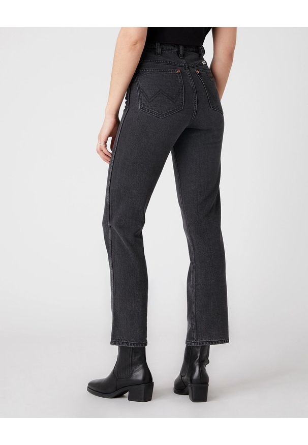 Wrangler - DAMSKIE SPODNIE JEANSOWE WRANGLER HERITAGE FIT WILD HERITAGE BLACK W2H2-D3-23F 112128608