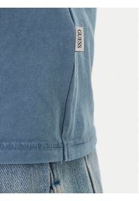 Guess Jeans Tank top M6GPB2 K8FQ4 Niebieski Regular Fit. Kolor: niebieski. Materiał: bawełna #2