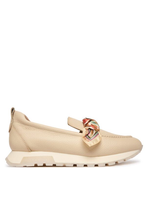 Hispanitas Mokasyny HV264863 C001 Écru. Kolor: kremowy. Materiał: skóra