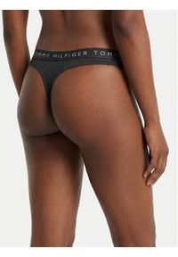 TOMMY HILFIGER - Tommy Hilfiger Stringi UW0UW06227 Szary. Kolor: szary. Materiał: bawełna #2