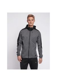 Bluza fitness męska Hummel hmltropper zip z kapturem. Typ kołnierza: kaptur. Kolor: niebieski, szary, wielokolorowy. Sport: fitness