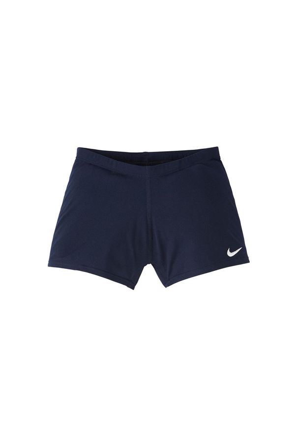 Kąpielówki bokserki Nike dla chłopca w kolorze granatowym. Kolor: niebieski. Materiał: poliester
