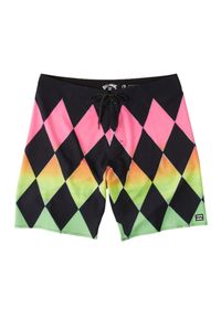 Spodenki kąpielowe męskie Billabong Sunday Airute. Kolor: czarny. Materiał: poliester, elastan. Wzór: kolorowy. Styl: sportowy #1