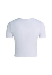 Calvin Klein Jeans T-Shirt J20J225239 Biały Slim Fit. Kolor: biały. Materiał: bawełna #2