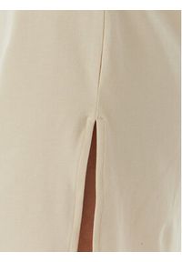 EA7 Emporio Armani Sukienka letnia 7W001478 AF10373 U1088 Beżowy jasny Relaxed Fit. Kolor: beżowy. Materiał: bawełna. Sezon: lato #3