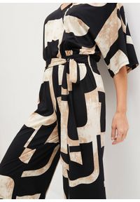 bonprix - Kombinezon z dżerseju. Kolor: czarny. Materiał: jersey #3