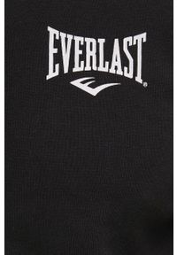 EVERLAST - Everlast Bluza męska kolor czarny z kapturem z nadrukiem. Okazja: na co dzień. Typ kołnierza: kaptur. Kolor: czarny. Materiał: dzianina. Wzór: nadruk. Styl: casual #4