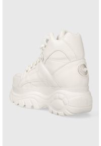 Buffalo sneakersy 1340-14 2.0 kolor biały 1634001. Zapięcie: sznurówki. Kolor: biały. Materiał: guma. Obcas: na platformie #2