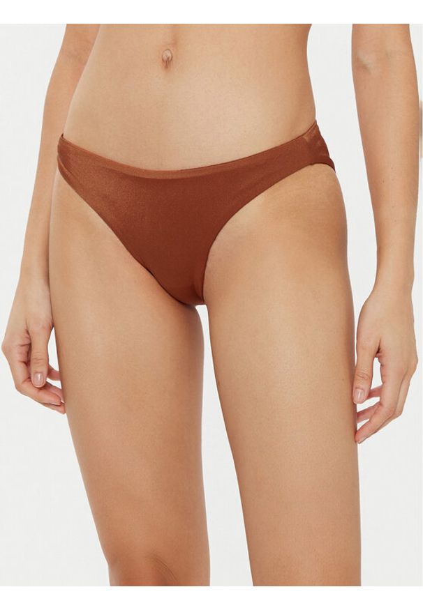 Maaji Dół od bikini Satin Umber Sublimity PT3265SBC075 Brązowy. Kolor: brązowy. Materiał: syntetyk