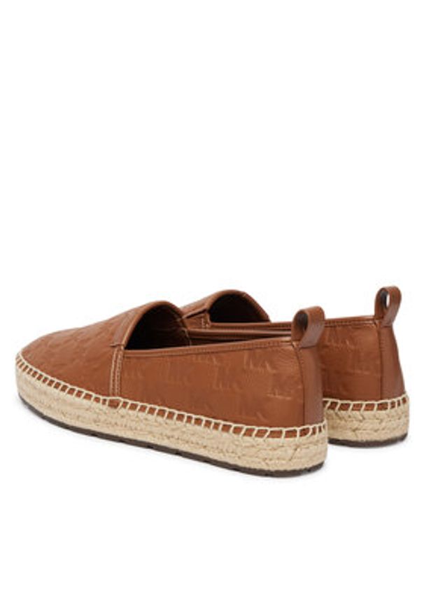 MICHAEL Michael Kors Espadryle Elias 42S6ELFP1L Brązowy. Kolor: brązowy. Materiał: skóra