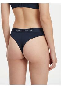 TOMMY HILFIGER - Tommy Hilfiger Dół od bikini UW0UW06364 Granatowy. Kolor: niebieski. Materiał: syntetyk #4