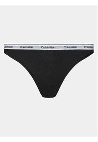 Calvin Klein Underwear Komplet 5 par stringów 000QD5221E Czarny. Kolor: czarny. Materiał: bawełna