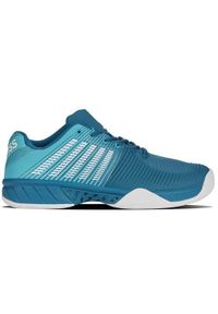 Buty do tenisa męskie K-Swiss Express Light 2 Indoor. Kolor: niebieski. Materiał: materiał, syntetyk. Szerokość cholewki: normalna. Sport: tenis