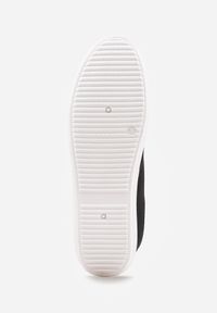 Born2be - Czarne Tenisówki na Płaskiej Podeszwie ze Sznurowaniem i Okrągłym Noskiem Ezoma. Wysokość cholewki: przed kostkę. Nosek buta: okrągły. Kolor: czarny. Wzór: kropki. Obcas: na płaskiej podeszwie #8