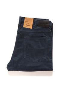 Wrangler - WRANGLER SPODNIE MĘSKIE ARIZONA NAVY W12OFF114. Materiał: materiał