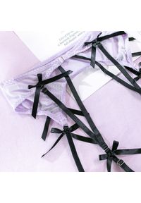 Intica - Komplet bielizny trzyczęściowy z koronkowym biustonoszem na romantyczne wieczory Therese. Kolor: wielokolorowy. Materiał: koronka. Wzór: aplikacja #3