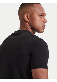 Karl Lagerfeld - KARL LAGERFELD T-Shirt 755032 564235 Czarny Regular Fit. Typ kołnierza: dekolt w karo. Kolor: czarny. Materiał: bawełna #2