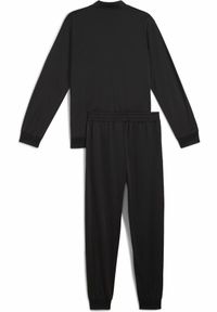 Puma - Męski dres inspirowany koszykówką z poliestru PUMA Black. Kolor: zielony, wielokolorowy, czarny, brązowy. Materiał: dresówka, poliester. Sport: koszykówka