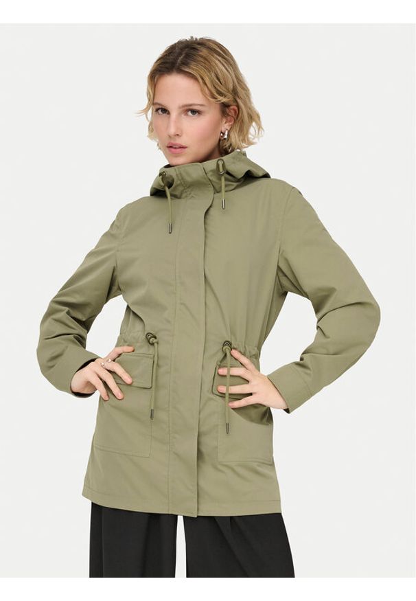 only - ONLY Parka Louise 15312869 Zielony Regular Fit. Kolor: zielony. Materiał: syntetyk