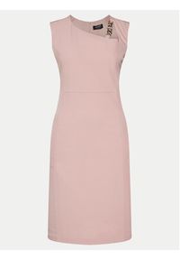 Liu Jo Sukienka koktajlowa CA4211 T2200 Różowy Regular Fit. Kolor: różowy. Materiał: syntetyk. Styl: wizytowy #4