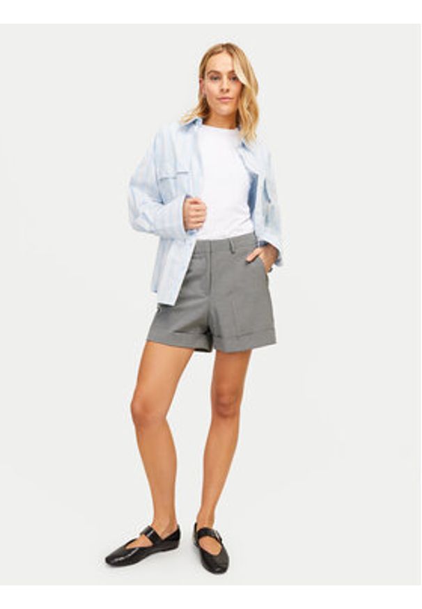 JJXX Szorty materiałowe Mary 12213192 Szary Regular Fit. Kolor: szary. Materiał: syntetyk