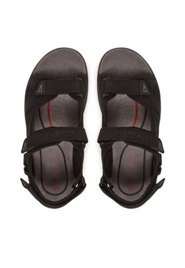 Bugatti Sandały 321-AS780-2569 Czarny. Kolor: czarny. Materiał: nubuk, skóra