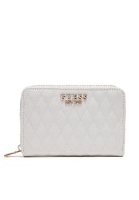 Guess Duży Portfel Damski SWGG96 26140 Biały. Kolor: biały. Materiał: skóra