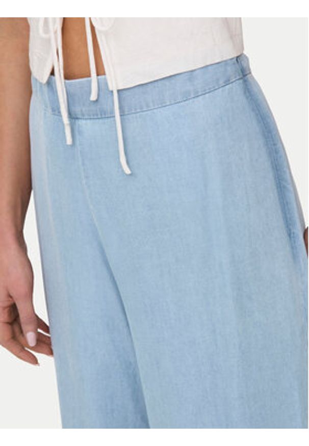 only - ONLY Kuloty Charis 15337936 Niebieski Wide Leg. Kolor: niebieski. Materiał: lyocell