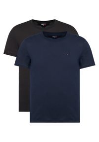 Tommy Jeans Komplet 2 t-shirtów DM0DM20687 Granatowy Regular Fit. Kolor: niebieski. Materiał: bawełna